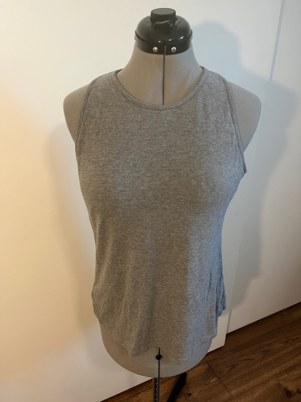 Klassy Network Gray Crewneck Tank Top